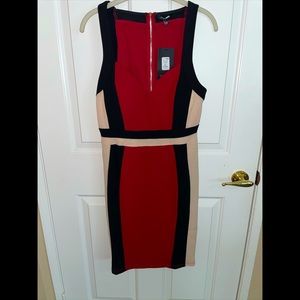 NWT color block dress